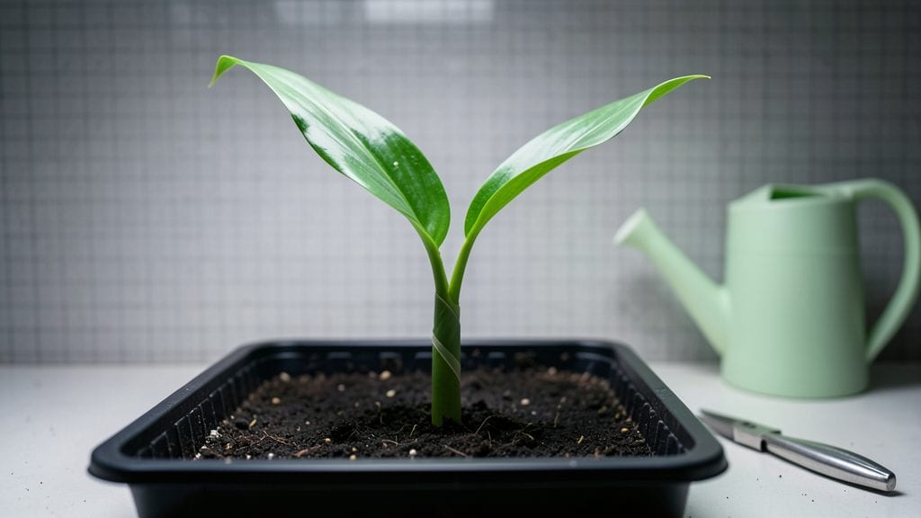 Calla Lily Seedling: Layered Moisture Trick for Strong Root Development