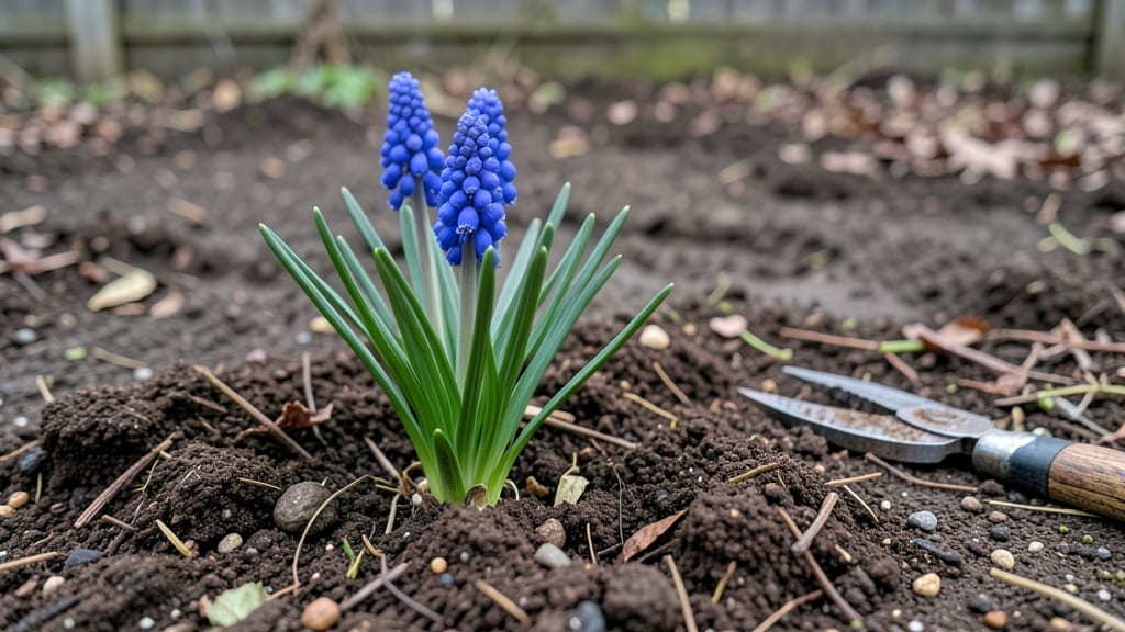 Grape Hyacinth Seedlings: Layered Chill Method for Bold Purple Blooms Next Year