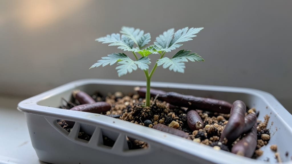 Nigella Damascena Seedling: Layered Moisture Control for 99% Germination Success