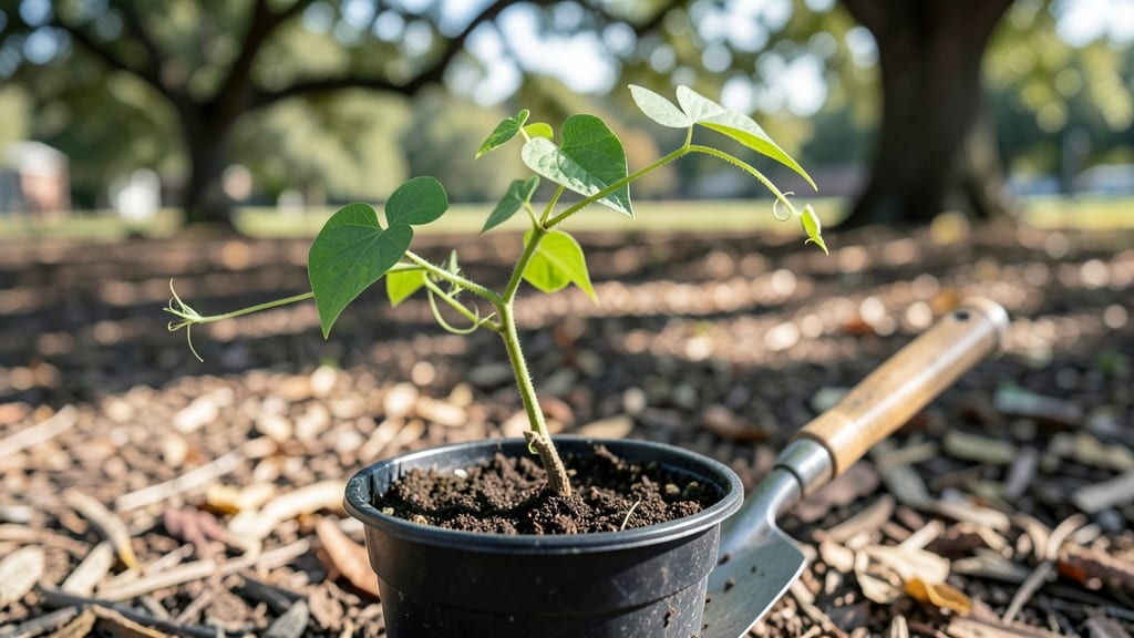 Trumpet Vine Seedling: Bold Vines and Trumpet-Shaped Blooms in One Season