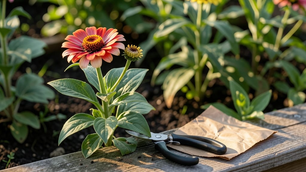 Zinnia Seed Collection: Layered Moisture Technique for 98% Germination